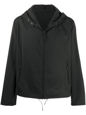 Y-3 hooded zipped jacket - Black