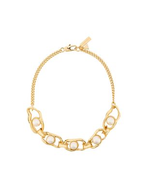 Coup De Coeur Liquid pearl necklace - Gold