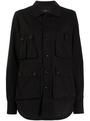 Y's utility pocket shirt - Black