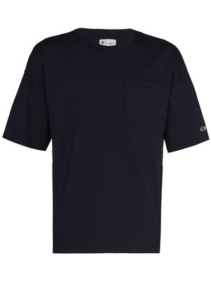 Champion logo-patch short-sleeve T-shirt - Blue