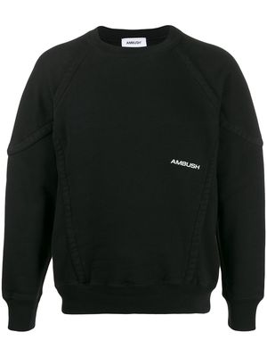 AMBUSH logo print sweatshirt - Black
