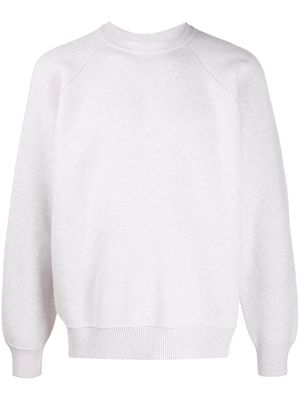 Barrie Ideal rib-trimmed jumper - White