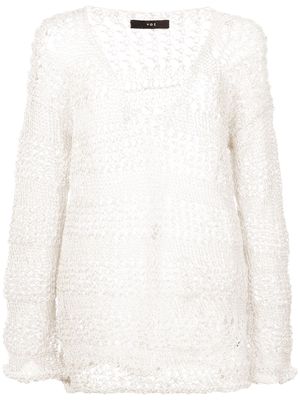 VOZ loose knit sweater - White