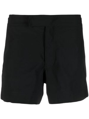 Neil Barrett waist-tab swim shorts - Black
