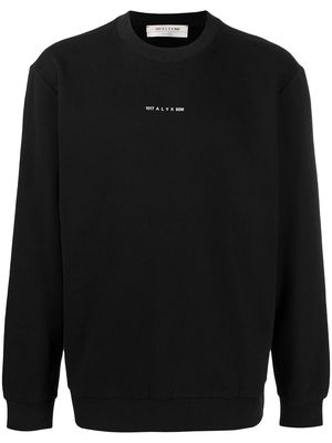 1017 ALYX 9SM logo-print cotton sweatshirt - Black
