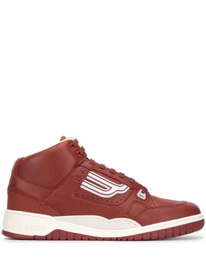 Bally lace-up high-top sneakers - Red