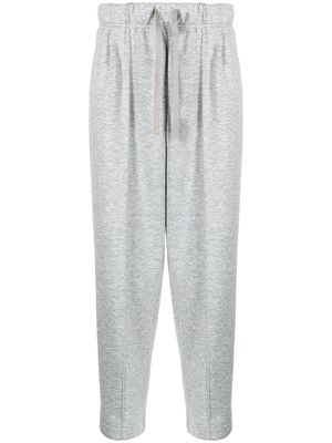 Facetasm high-waist straight trousers - Grey