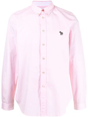 PS Paul Smith zebra patch cotton shirt - Pink