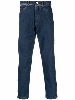 Youths In Balaclava mid-rise straight-leg jeans - Blue