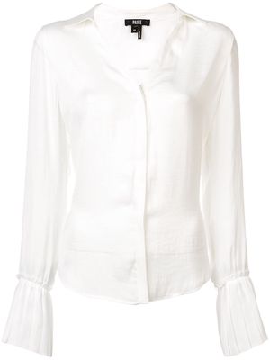 PAIGE flared sleeves shirt - White