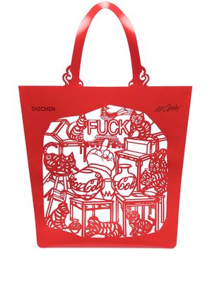 TASCHEN Ai Weiwei. The China Bag ‘Cats and Dogs’ - Red