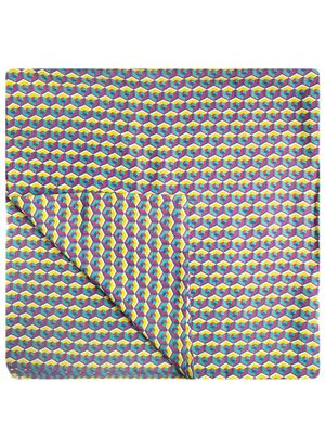 La DoubleJ geometric pattern table cloth - Pink