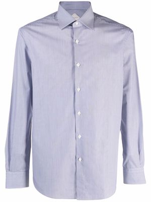 Pal Zileri striped cotton shirt - Blue
