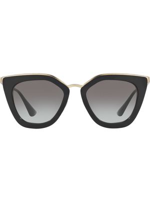 Prada Eyewear cat eye frame sunglasses - Black