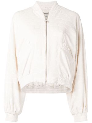 Alexis Perkins bomber jacket - White