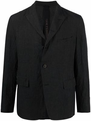 Forme D'expression single-breasted fitted blazer - Black