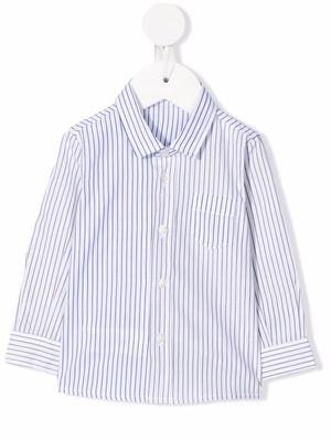 Il Gufo striped cotton shirt - White