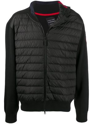 Y/Project contrasting sleeved puffer jacket - Black