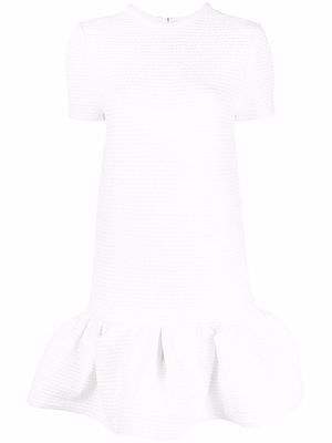 AZ FACTORY SuperTech-SuperChic Flower mini dress - White