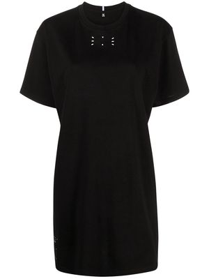 MCQ logo print T-shirt dress - Black