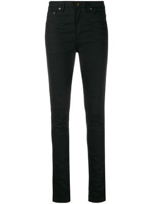 Saint Laurent mid-rise skinny jeans - Black
