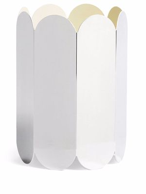 HAY Arcs mirrored vase - White
