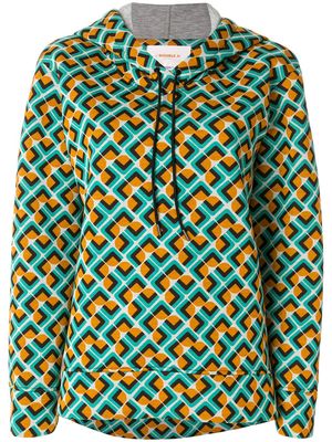 La DoubleJ Domino print hoodie - Multicolour