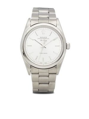 Rolex 1998 pre-owned Air-King 34mm - Silver