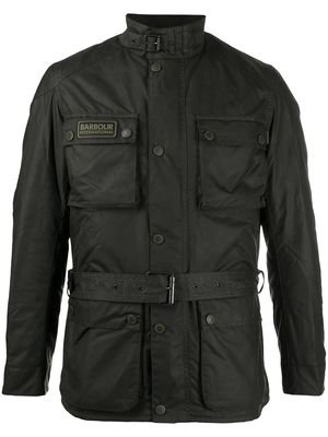 Barbour belted jacket - Black