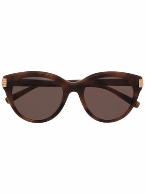 Boucheron Eyewear tortoiseshell cat-eye sunglasses - Brown