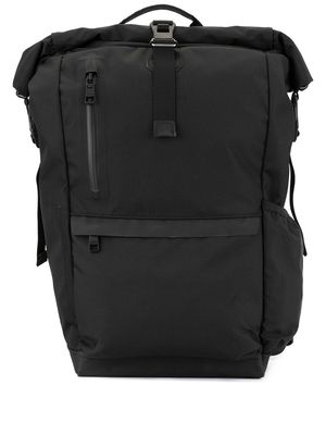 As2ov roll top backpack - Black