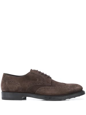 Tod's lace-up brogues - Brown