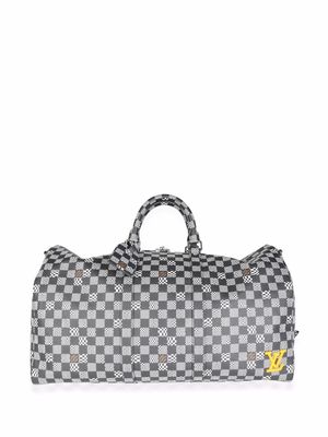 Louis Vuitton pre-owned Keepall 50 Bandouliere holdall bag - Black