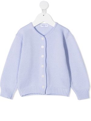 Siola button-up knitted cardigan - Blue