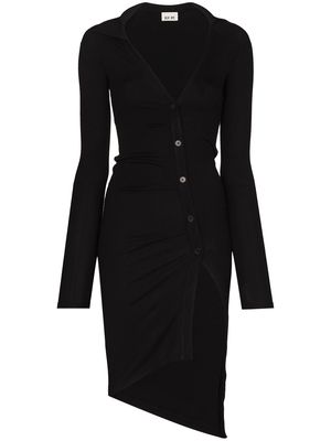 ALIX NYC Lanett button-up asymmetric dress - Black