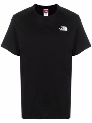 The North Face logo-print cotton T-shirt - Black
