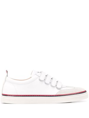 Thom Browne touch-strap low-top sneakers - White