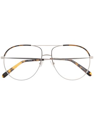 Stella McCartney Eyewear pilot-frame glasses - Brown