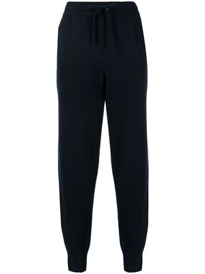 Pringle of Scotland tapered-leg knitted trousers - Blue