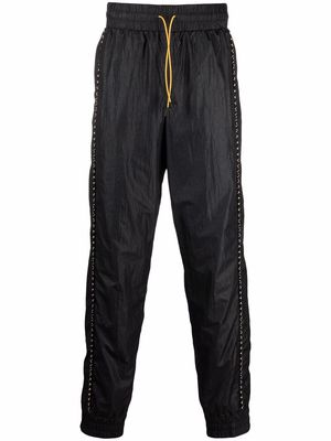 Fendi drawstring-fastening track pants - Black