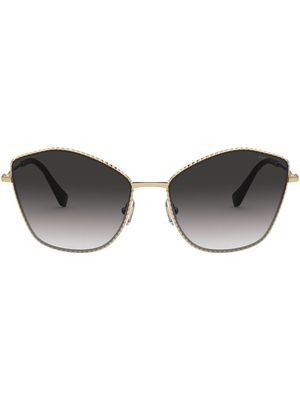 Miu Miu Eyewear butterfly-frame sunglasses - Black