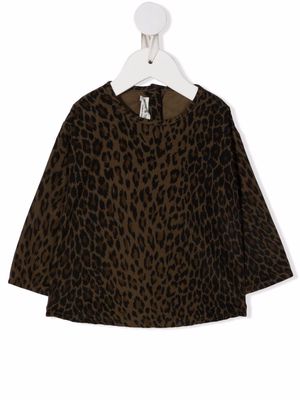 Babe And Tess animal print blouse - Brown