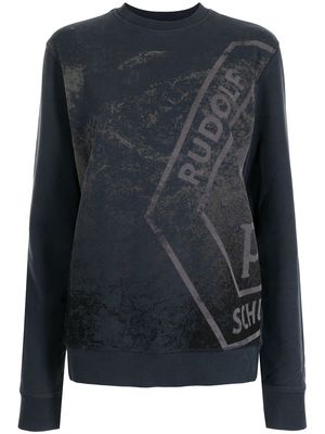 PUMA slogan-print cotton sweatshirt - Blue