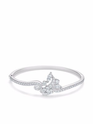 De Beers Jewellers 18kt white gold Adonis Rose diamond bangle - Silver