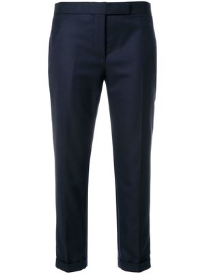 Thom Browne 120s cropped tailored trousers - Blue