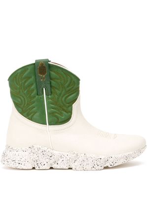 Texas Robot western sneaker boots - White