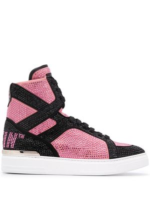 Philipp Plein Money Beast high-top sneakers - Pink