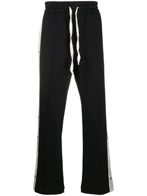 Casablanca symbol-side strip trousers - Black