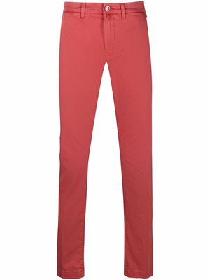 Jacob Cohen mid-rise straigh-leg jeans - Red