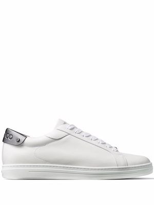 Jimmy Choo Rome/M leather sneakers - White